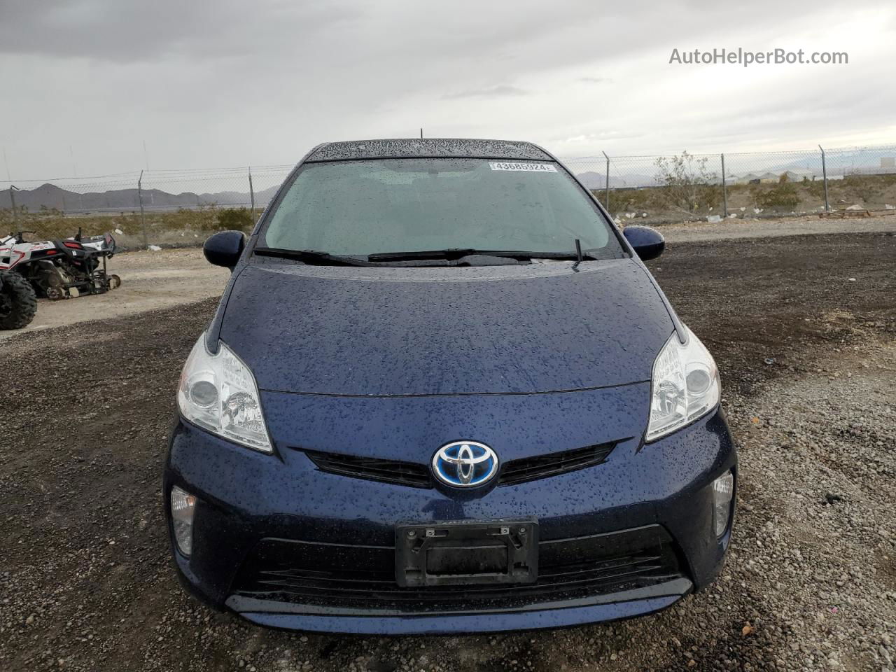 2013 Toyota Prius  Blue vin: JTDKN3DU7D1707265