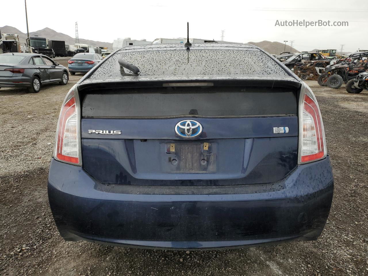 2013 Toyota Prius  Blue vin: JTDKN3DU7D1707265