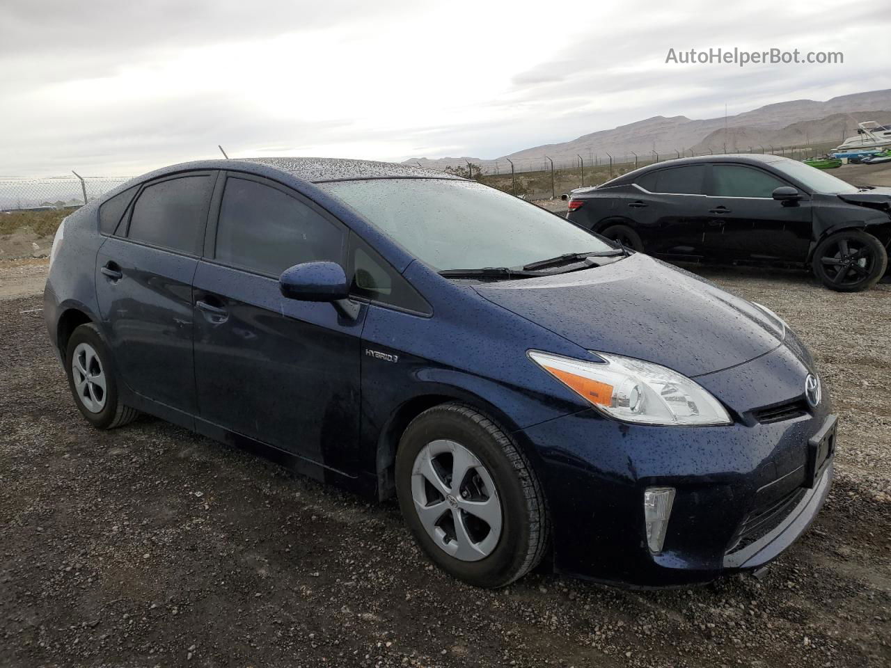 2013 Toyota Prius  Синий vin: JTDKN3DU7D1707265