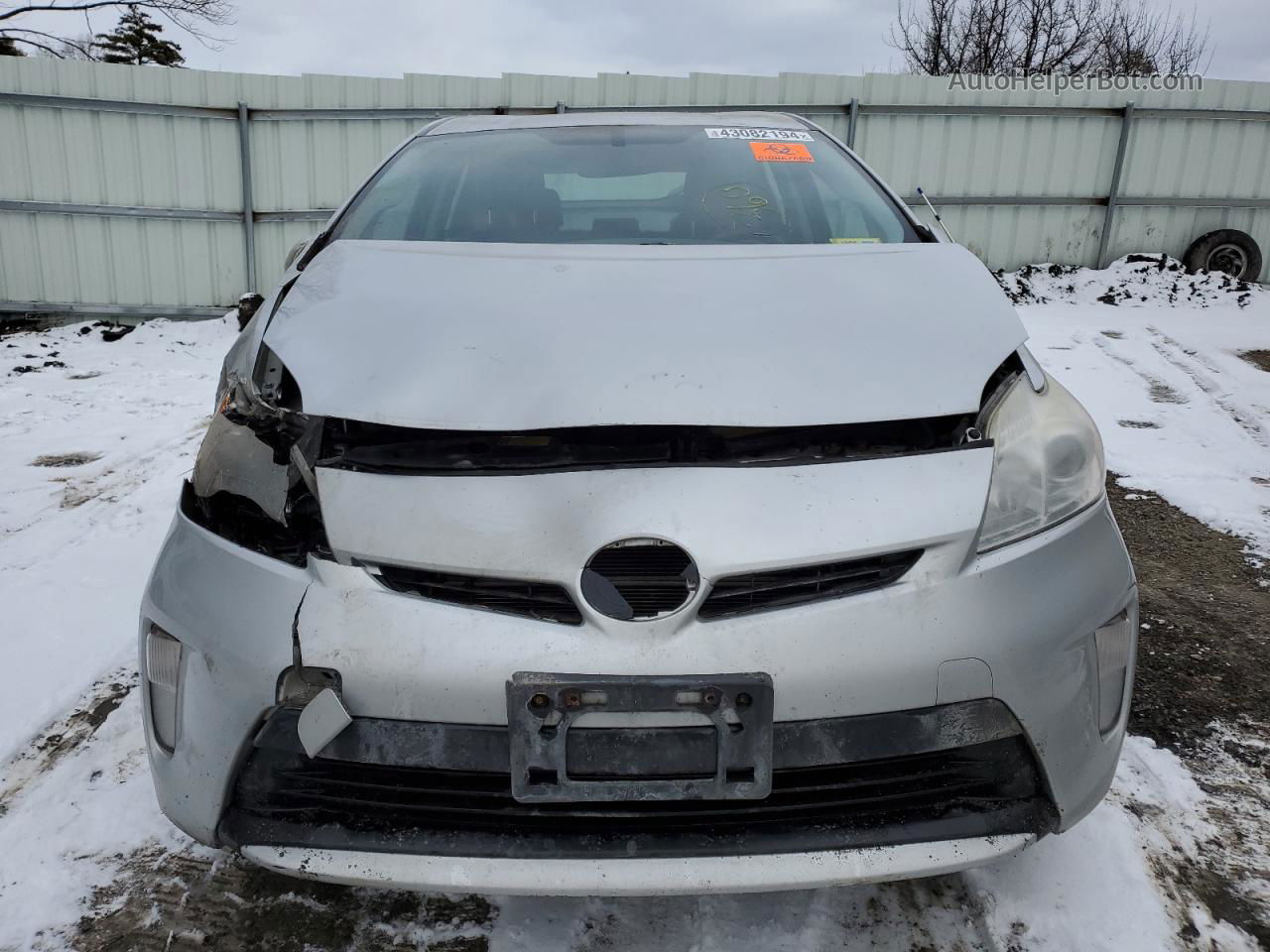 2013 Toyota Prius  Серебряный vin: JTDKN3DU7D5575276