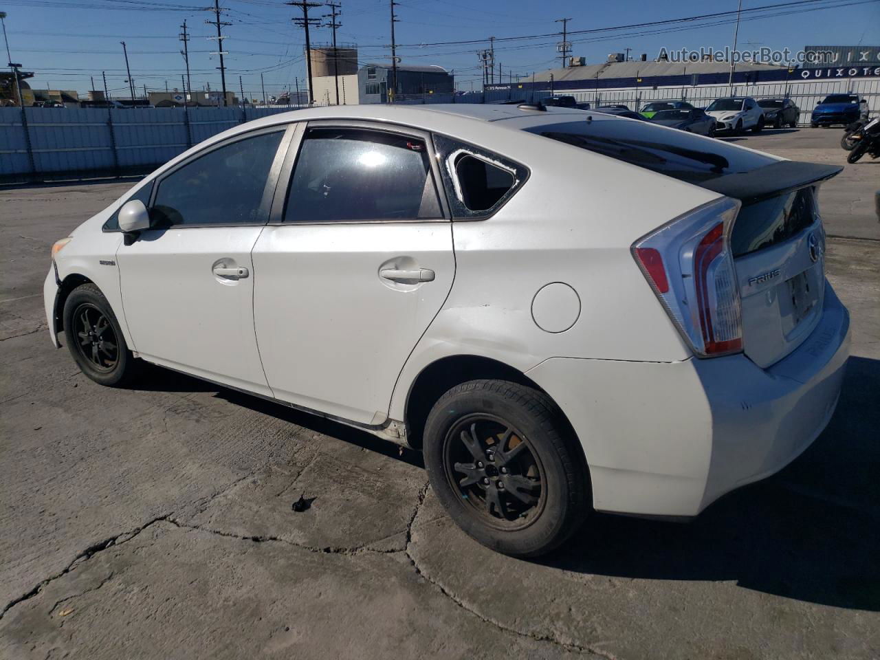 2013 Toyota Prius  White vin: JTDKN3DU7D5579733