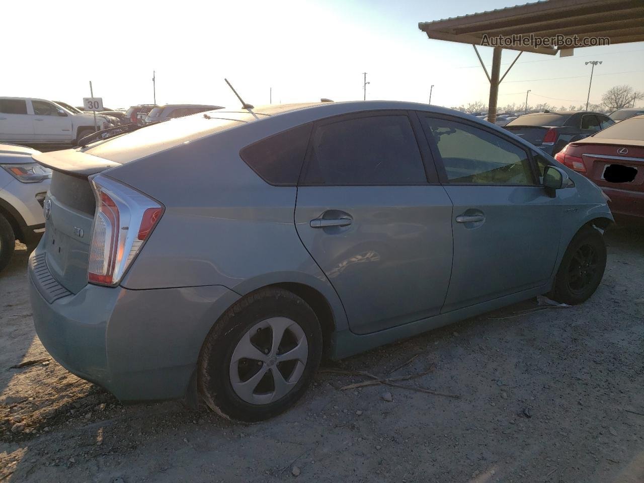 2013 Toyota Prius  Blue vin: JTDKN3DU7D5619390