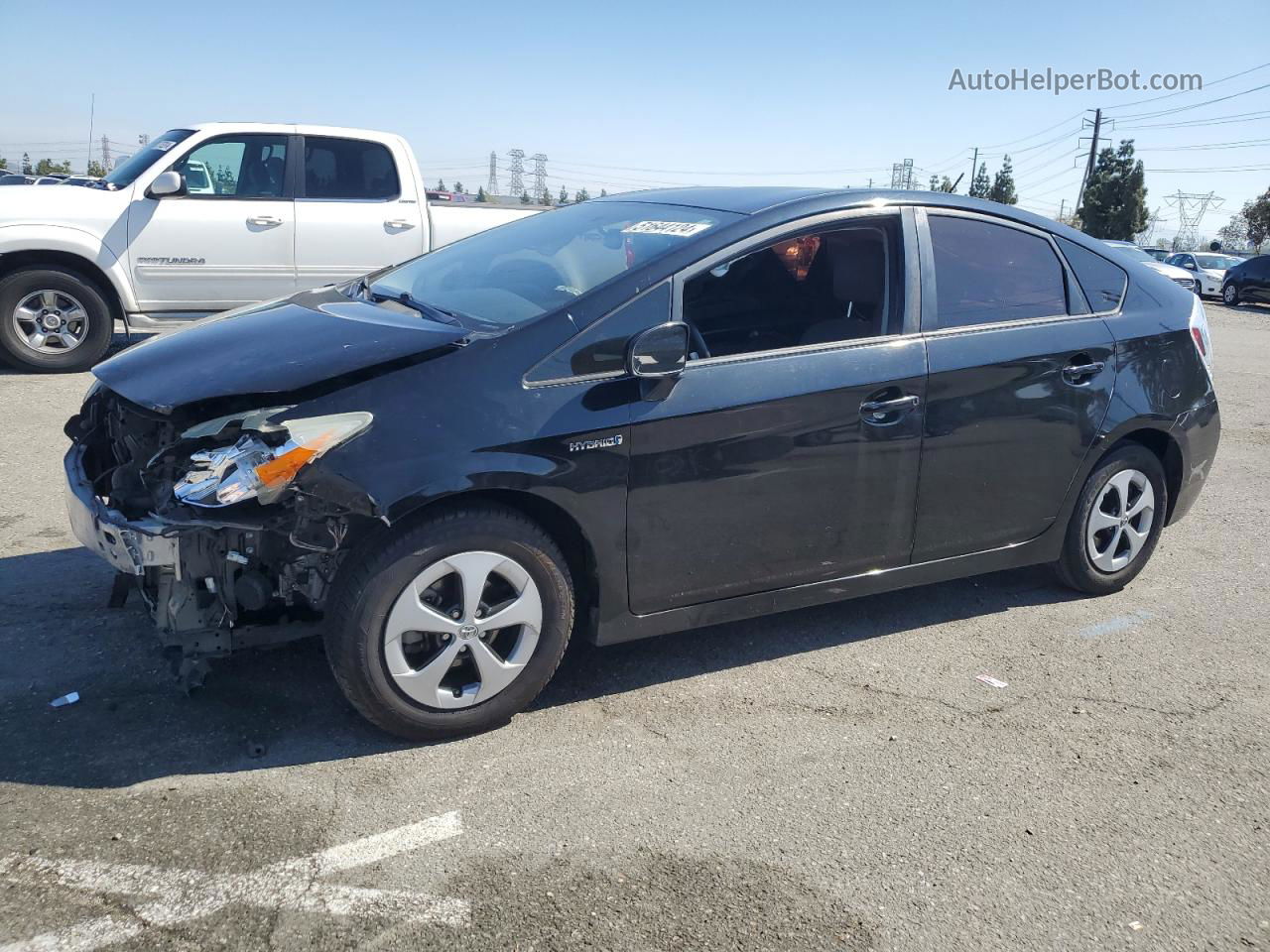 2013 Toyota Prius  Black vin: JTDKN3DU7D5700924