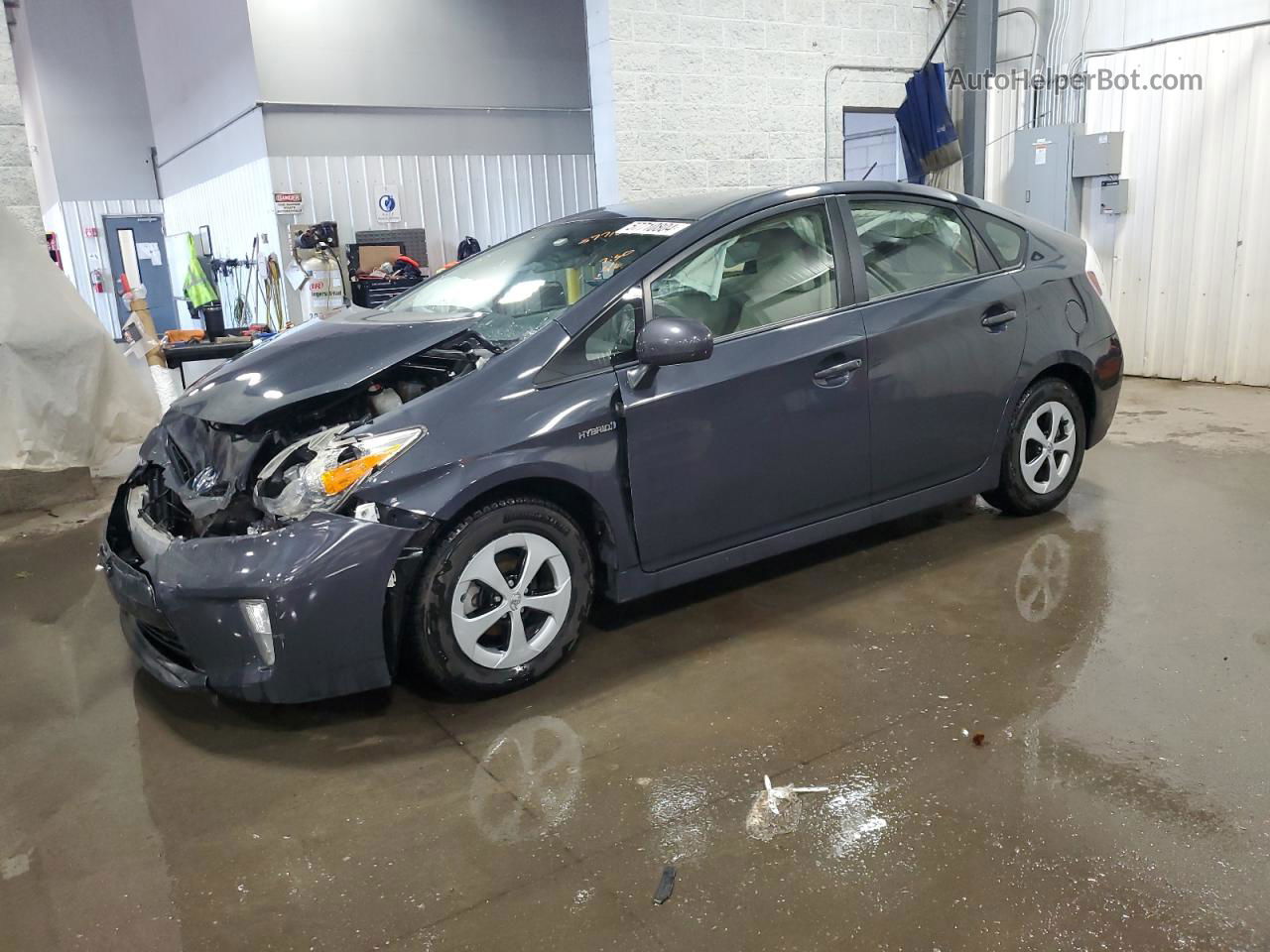 2014 Toyota Prius  Серый vin: JTDKN3DU7E0368966