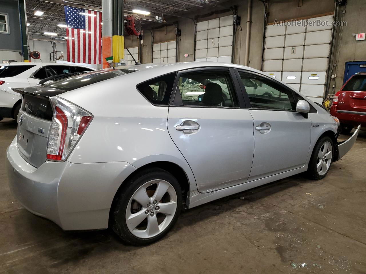 2014 Toyota Prius  Silver vin: JTDKN3DU7E1749131