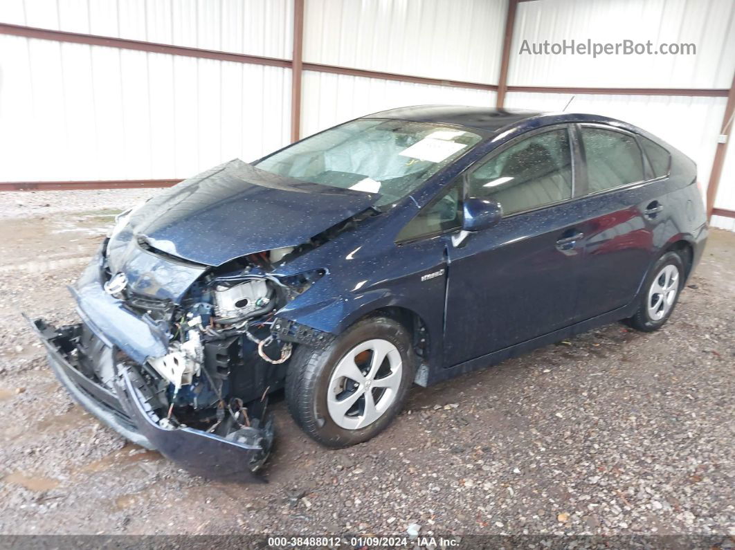 2014 Toyota Prius Two Blue vin: JTDKN3DU7E1750554