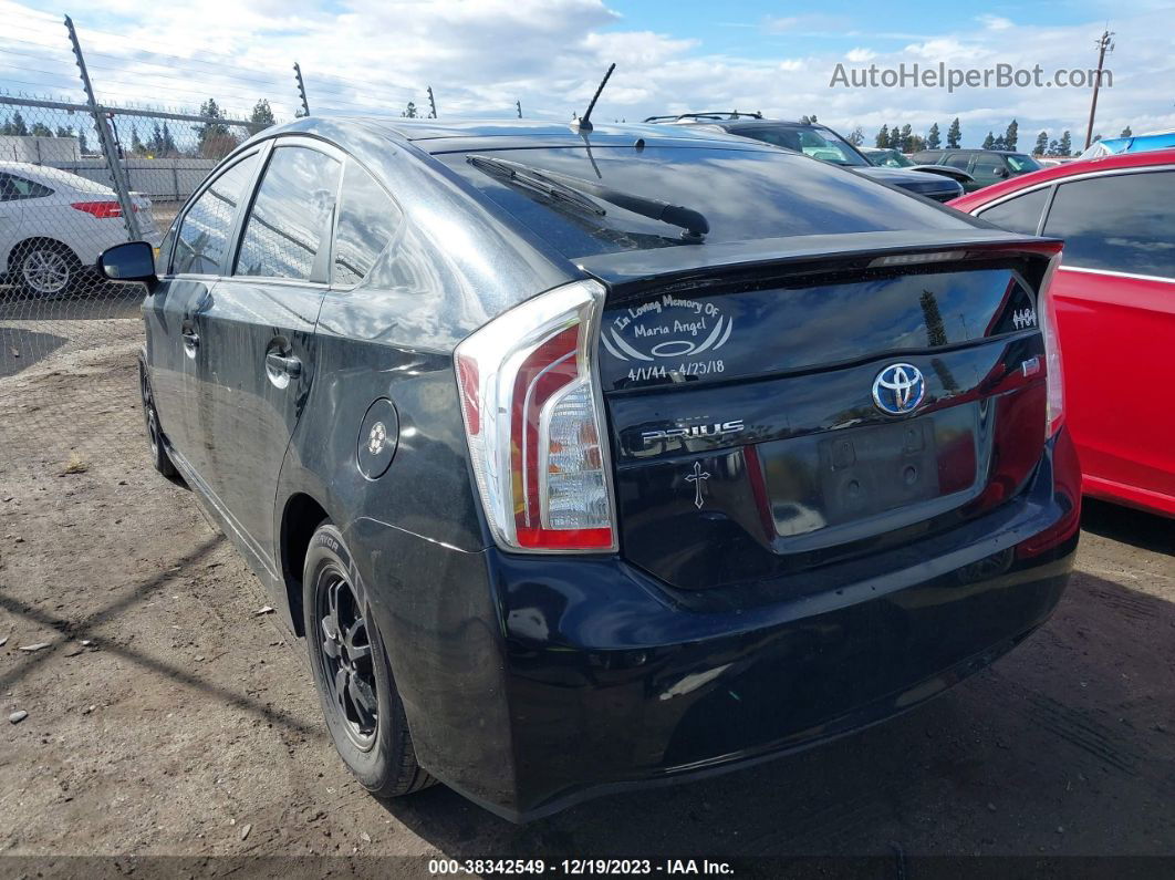 2014 Toyota Prius Two Black vin: JTDKN3DU7E1759691