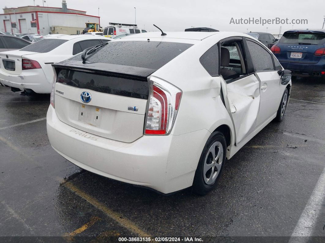 2014 Toyota Prius Two White vin: JTDKN3DU7E1762588