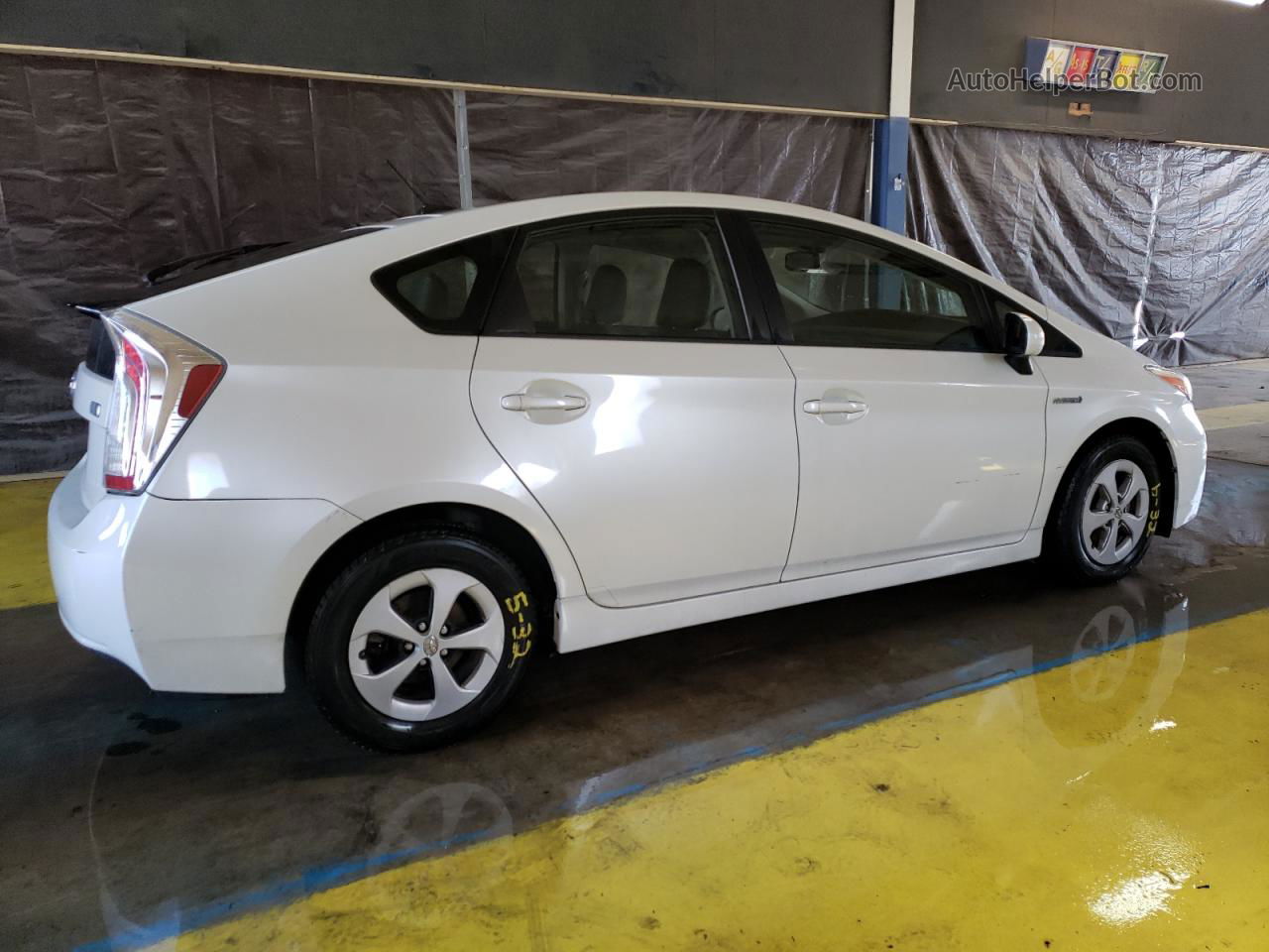 2014 Toyota Prius  White vin: JTDKN3DU7E1776099