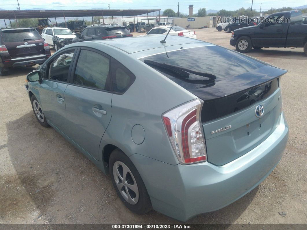 2014 Toyota Prius Four/five/three/one/two Green vin: JTDKN3DU7E1780024