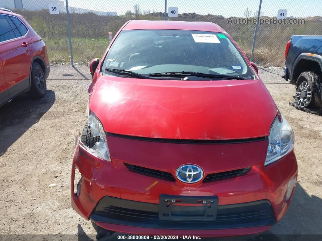 2015 Toyota Prius Two Red vin: JTDKN3DU7F0442369