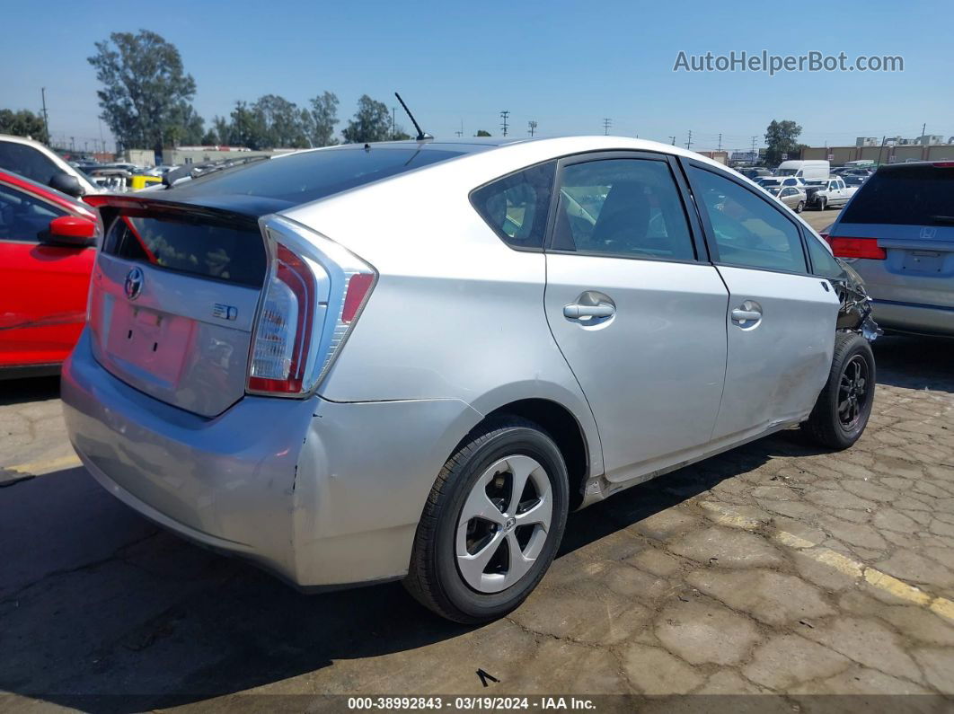 2012 Toyota Prius Two Серебряный vin: JTDKN3DU8C1483857