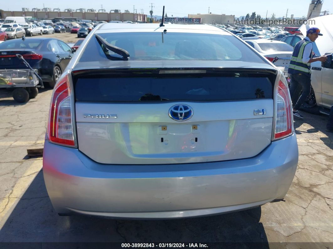 2012 Toyota Prius Two Серебряный vin: JTDKN3DU8C1483857