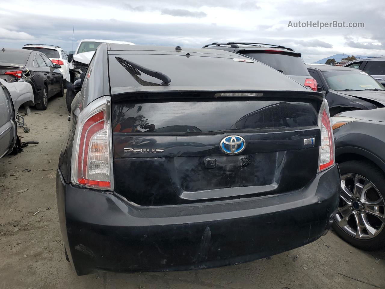 2012 Toyota Prius  Черный vin: JTDKN3DU8C1509230