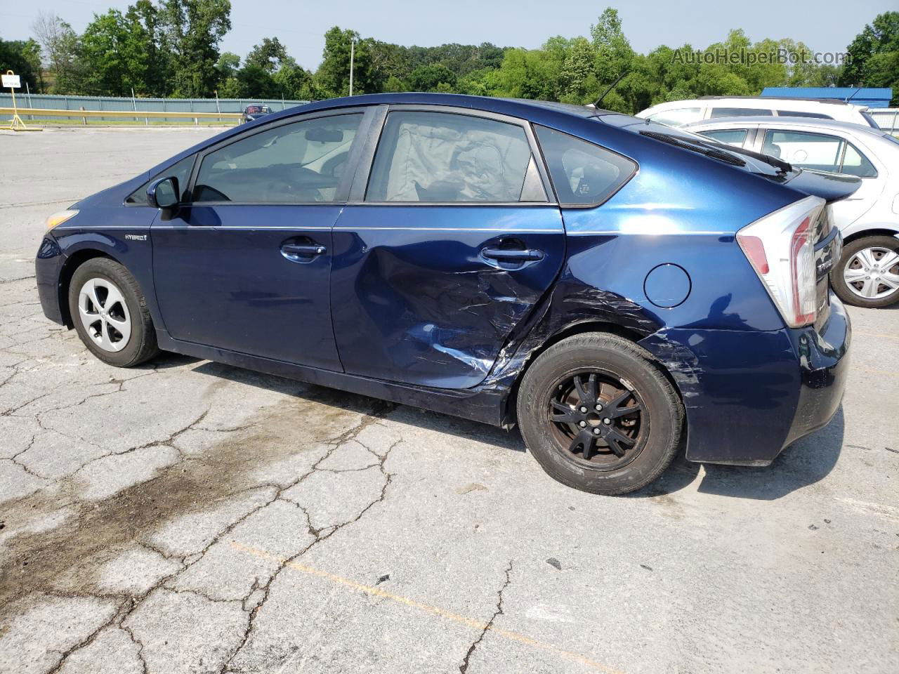 2012 Toyota Prius  Blue vin: JTDKN3DU8C1590424