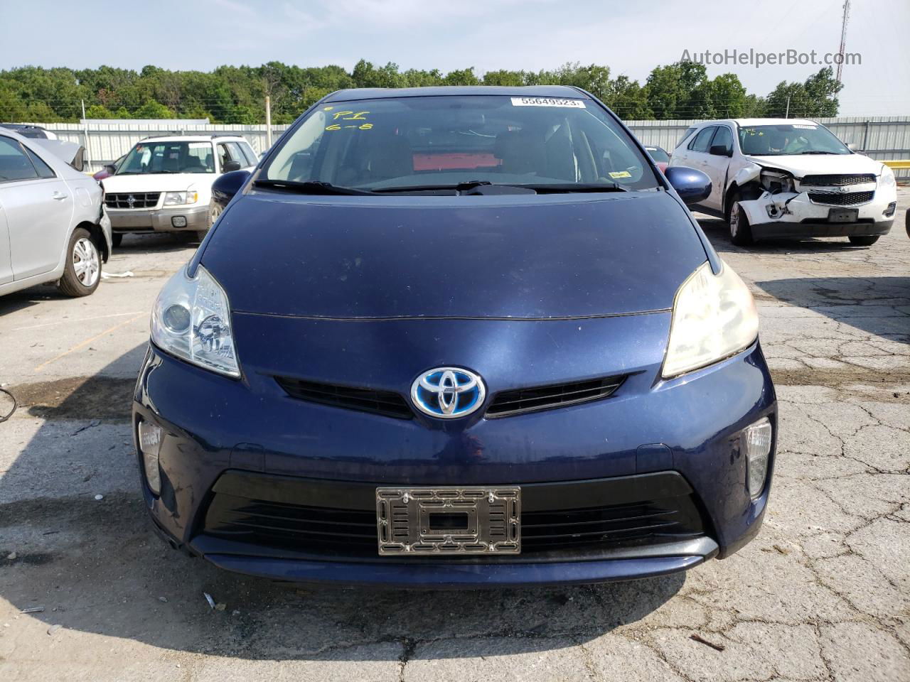 2012 Toyota Prius  Синий vin: JTDKN3DU8C1590424