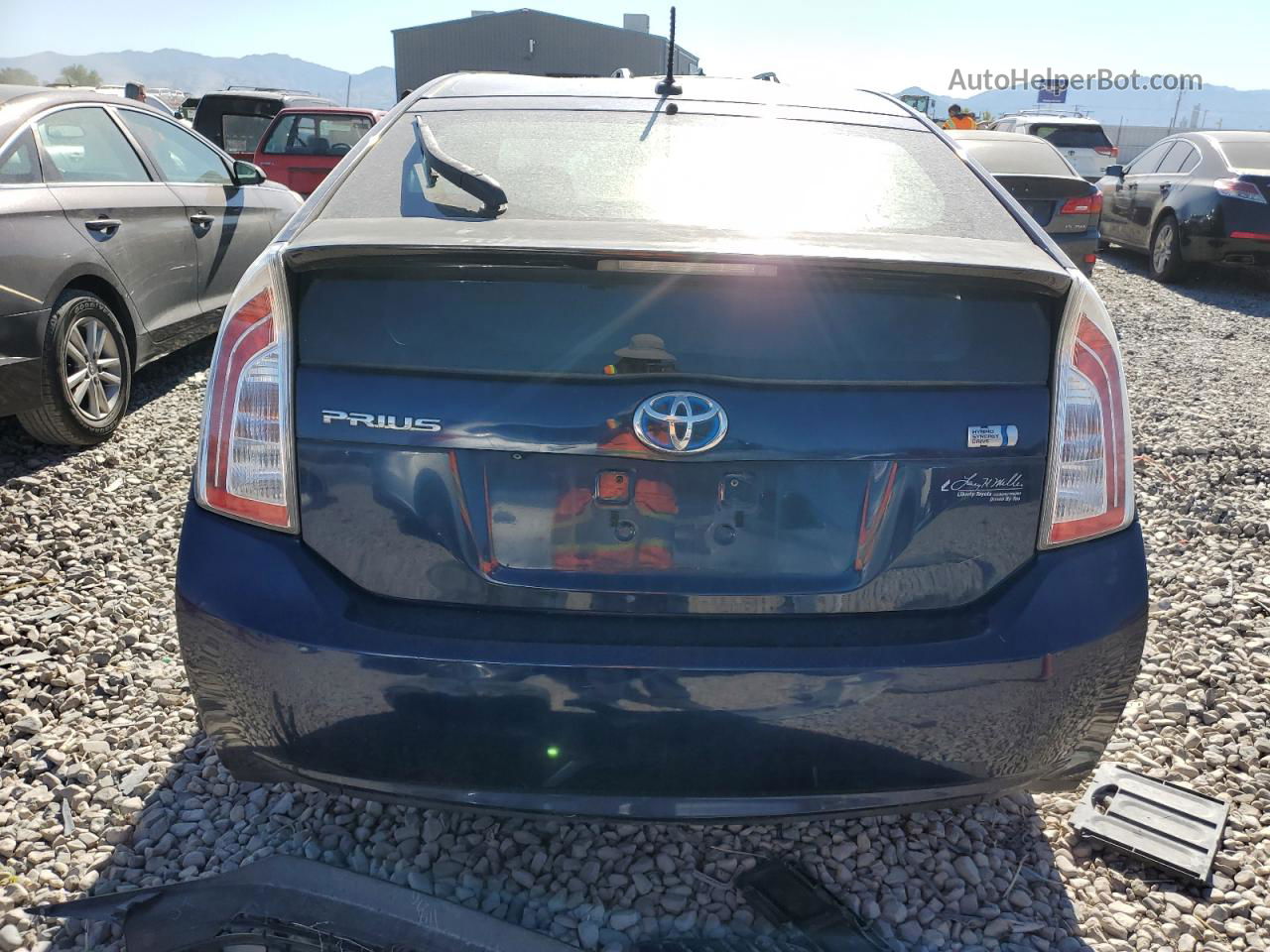 2012 Toyota Prius  Синий vin: JTDKN3DU8C1608162