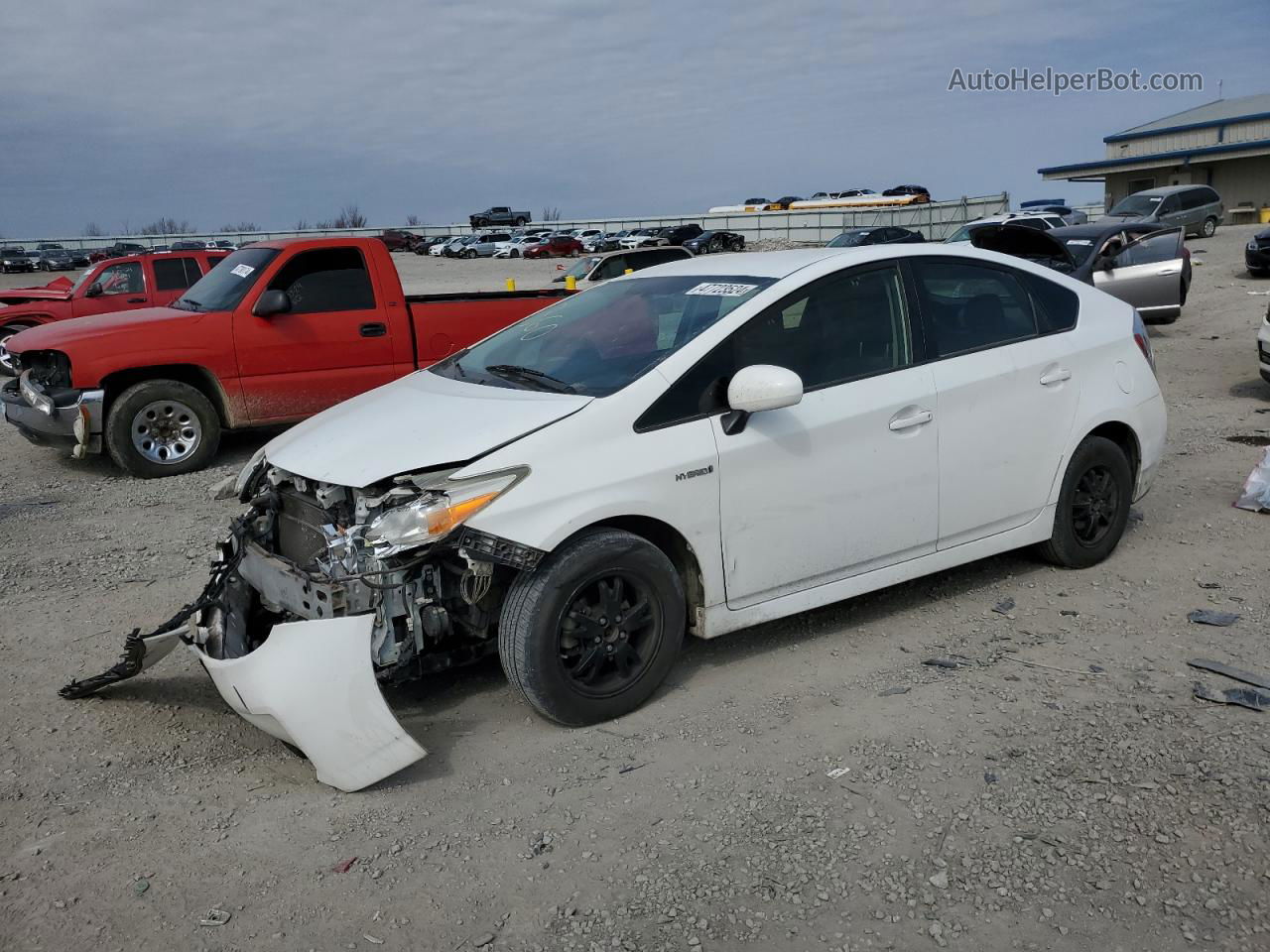 2012 Toyota Prius  White vin: JTDKN3DU8C5418399