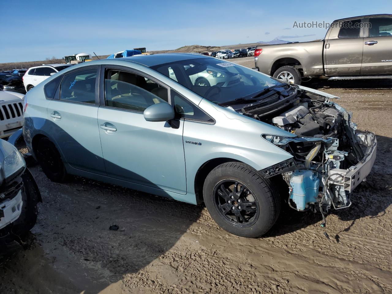 2012 Toyota Prius  Blue vin: JTDKN3DU8C5426891