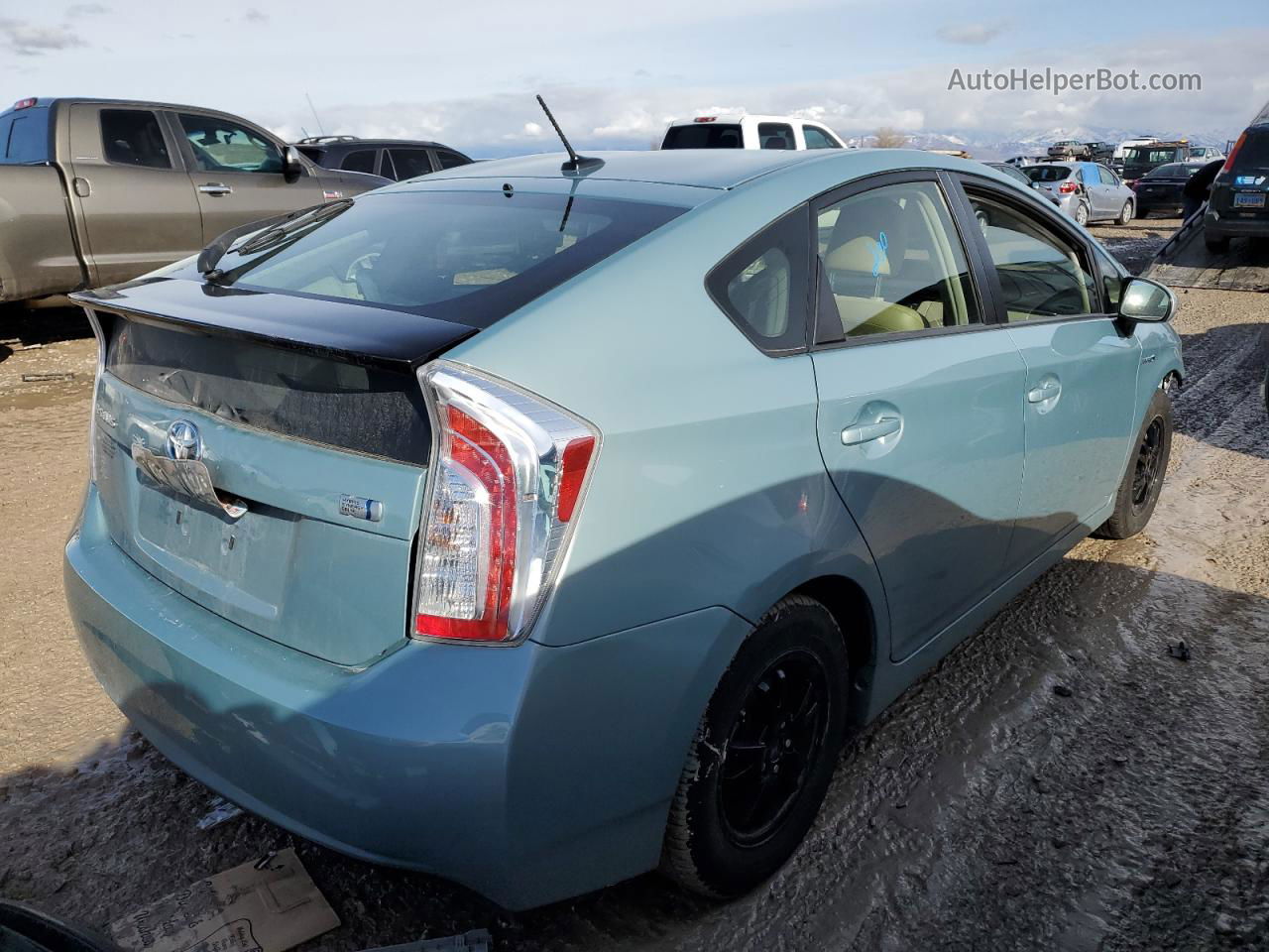 2012 Toyota Prius  Blue vin: JTDKN3DU8C5426891