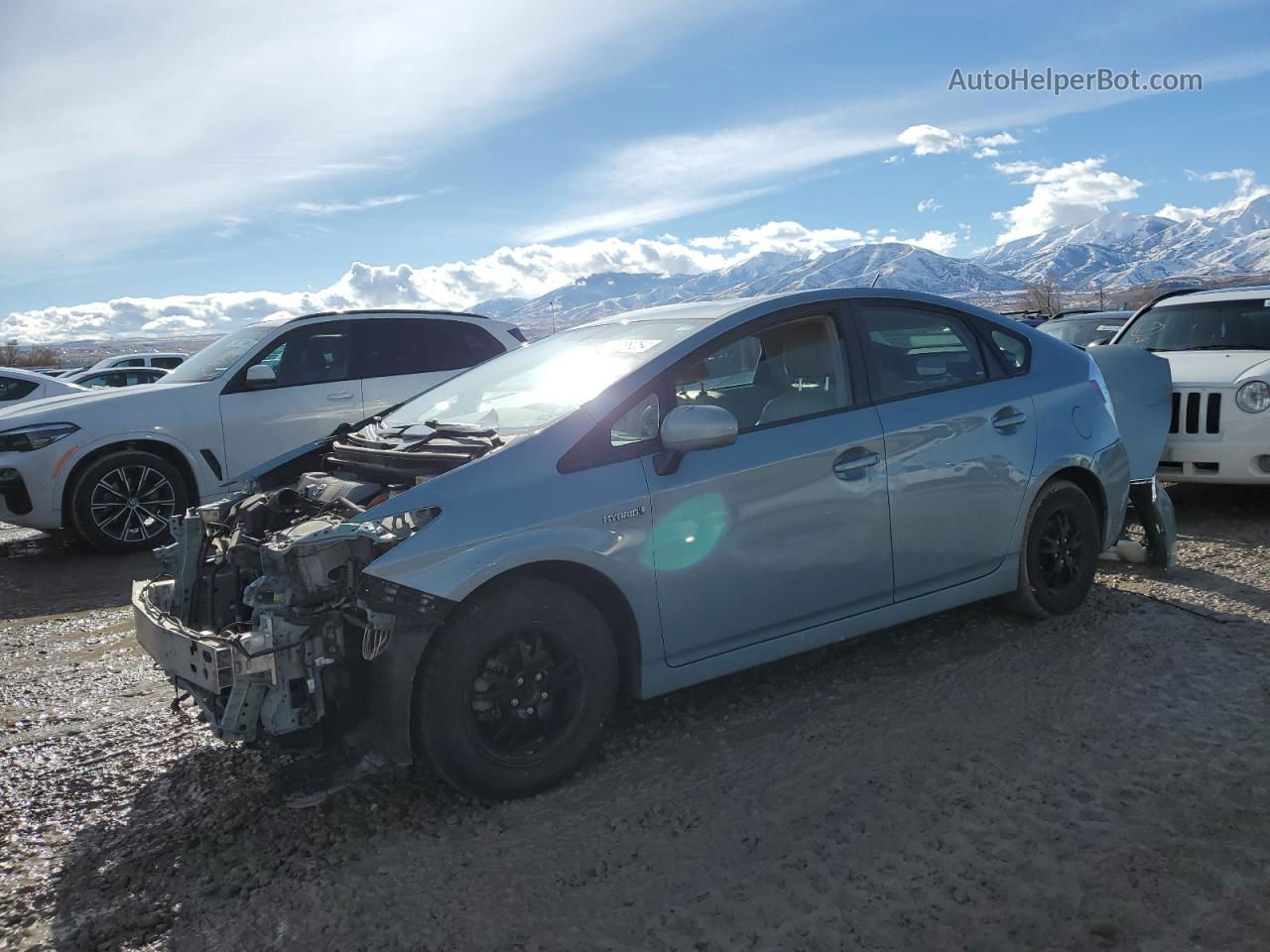 2012 Toyota Prius  Blue vin: JTDKN3DU8C5426891