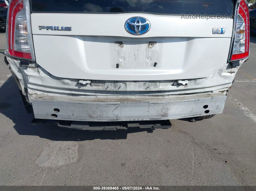 2012 Toyota Prius Two Белый vin: JTDKN3DU8C5458224