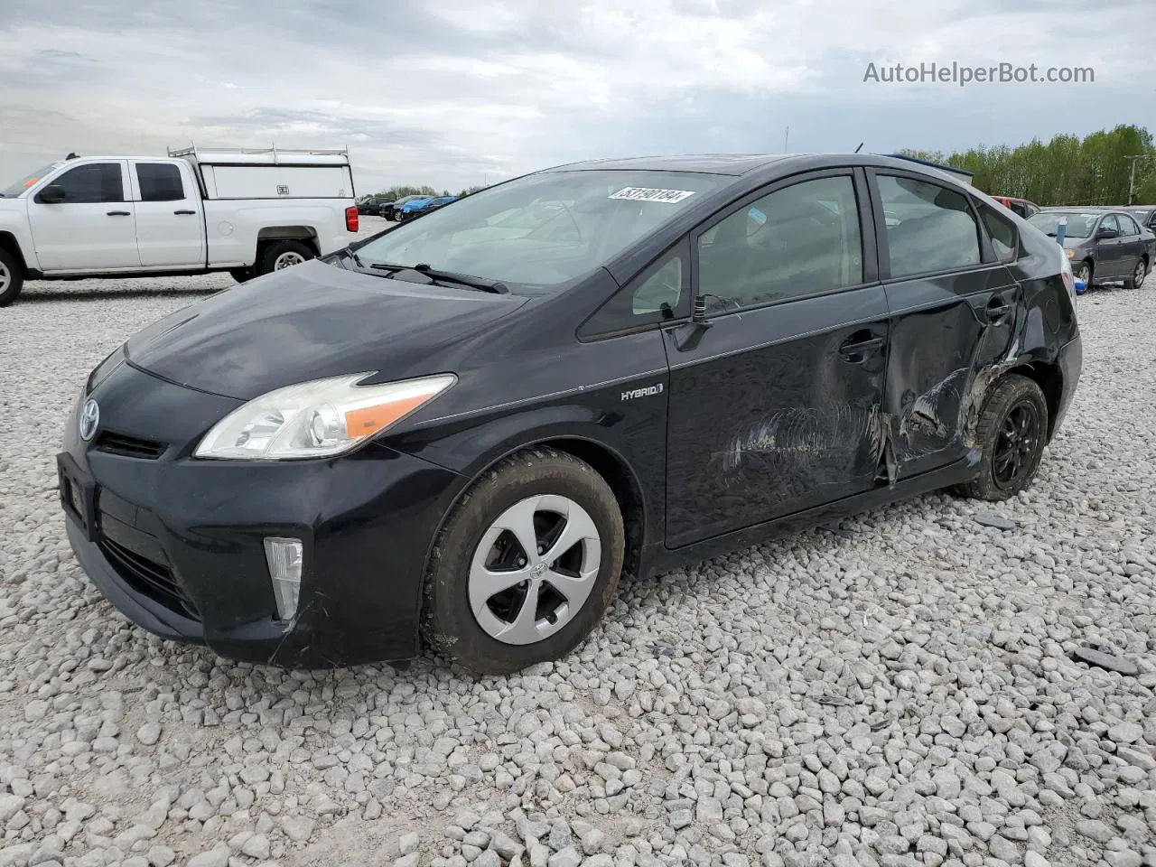 2012 Toyota Prius  Угольный vin: JTDKN3DU8C5460474