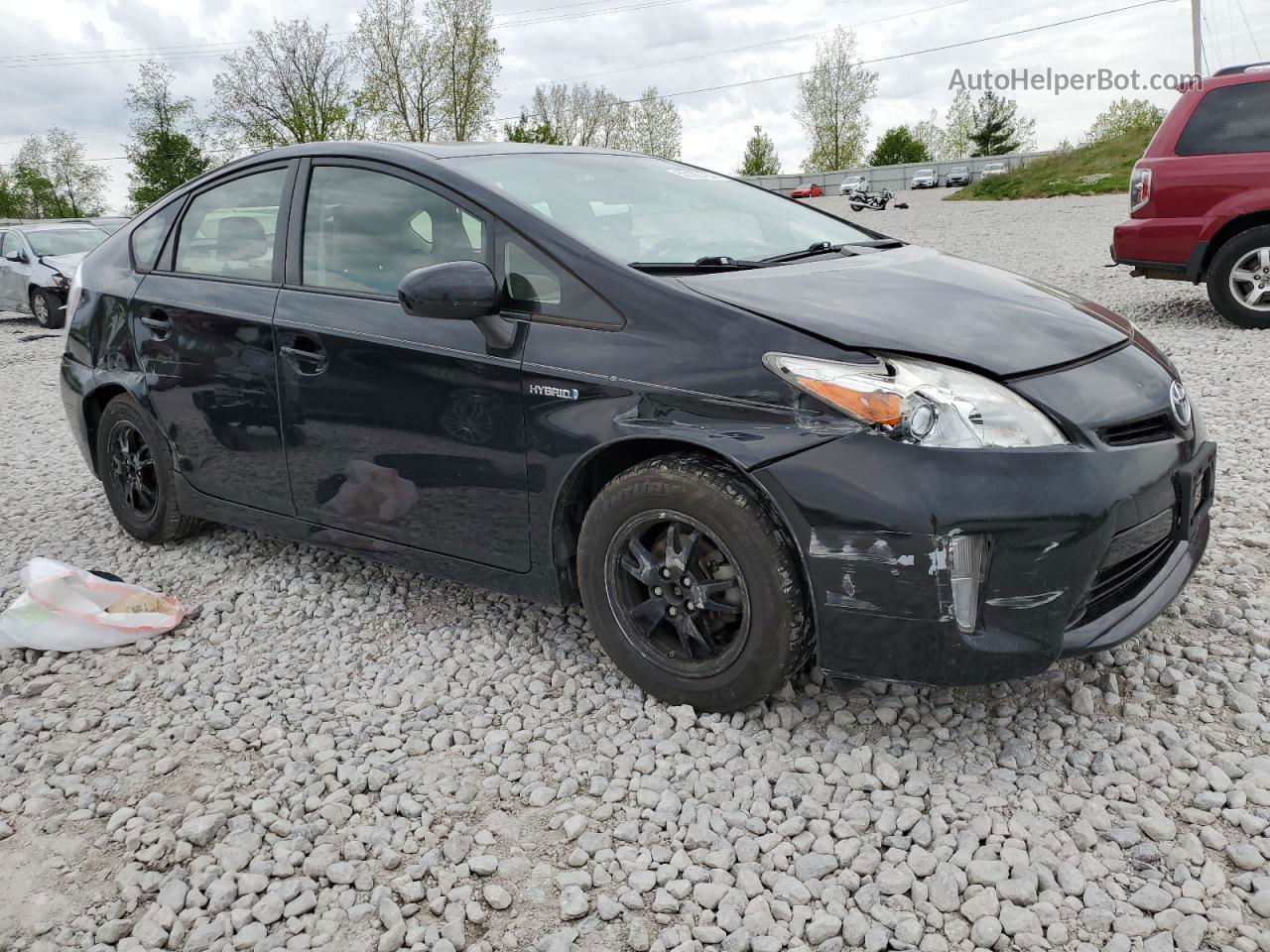 2012 Toyota Prius  Угольный vin: JTDKN3DU8C5460474