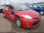 2012 Toyota Prius Four Красный vin: JTDKN3DU8C5519670