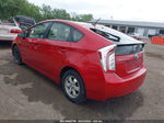 2012 Toyota Prius Four Красный vin: JTDKN3DU8C5519670