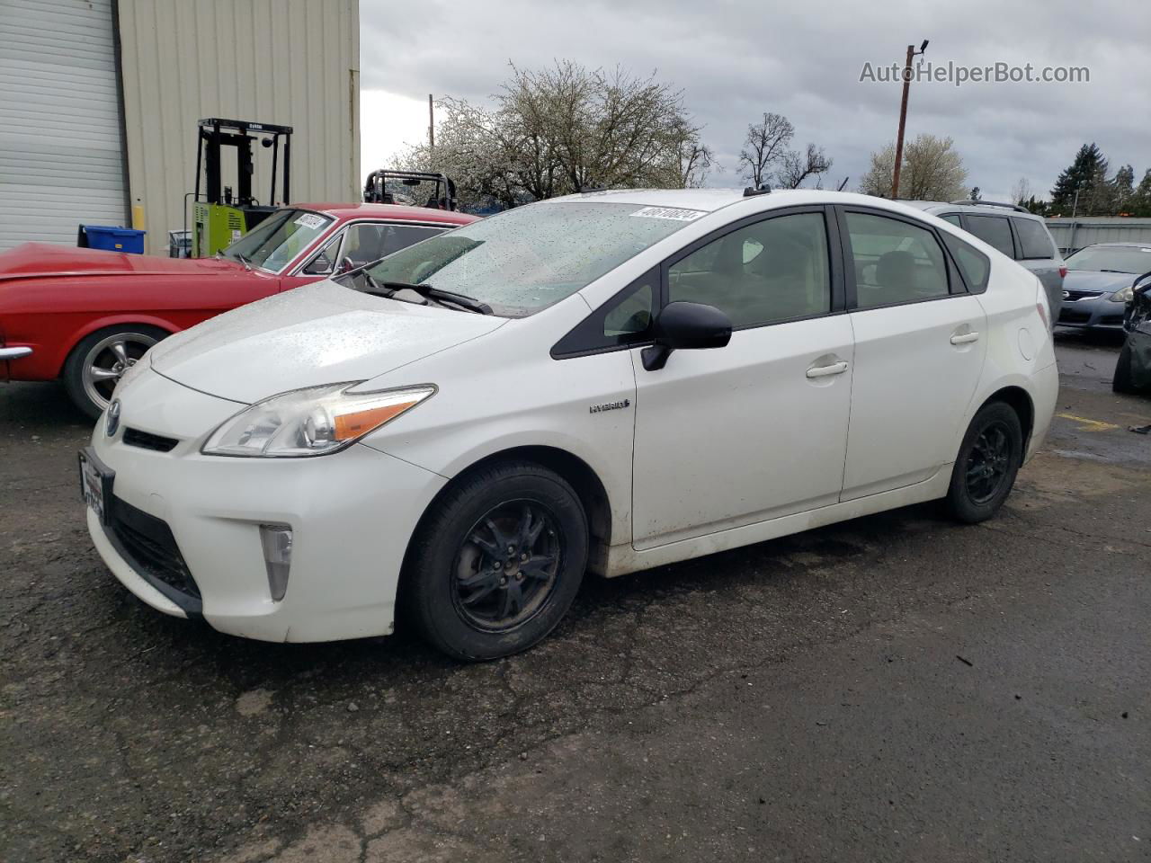 2012 Toyota Prius  White vin: JTDKN3DU8C5520625