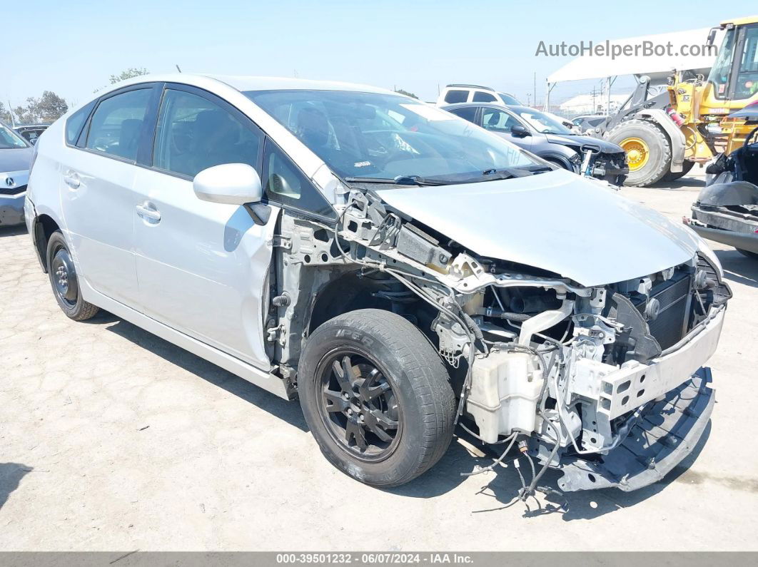 2013 Toyota Prius Three Gray vin: JTDKN3DU8D0355979