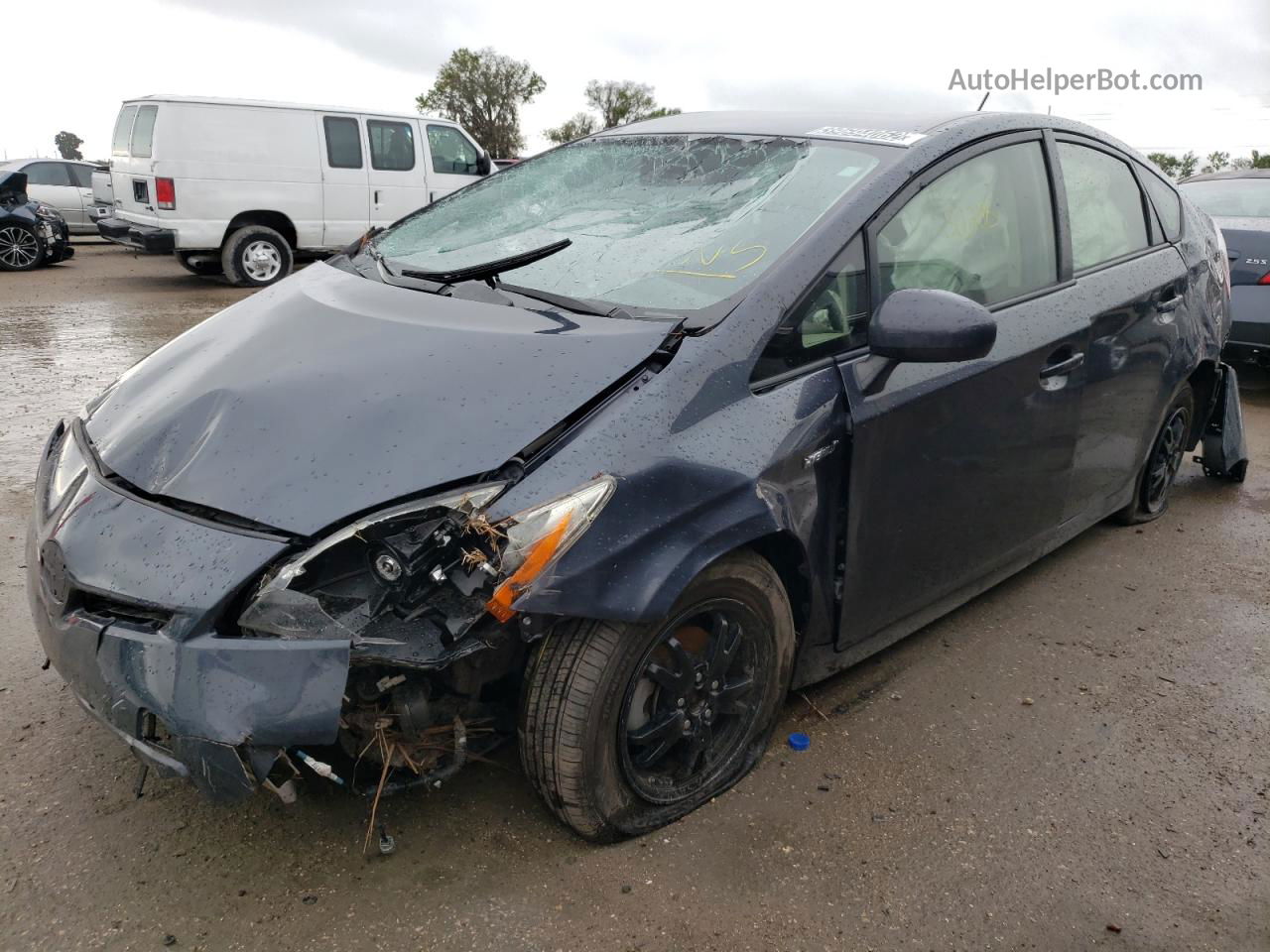 2013 Toyota Prius  Серый vin: JTDKN3DU8D1628686