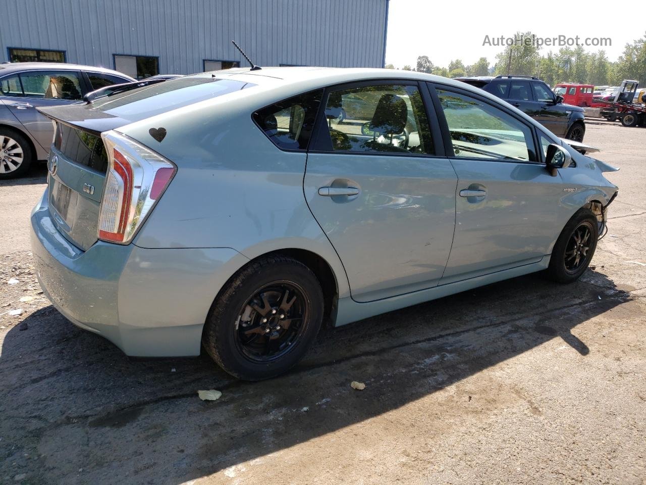 2013 Toyota Prius  Turquoise vin: JTDKN3DU8D1656357