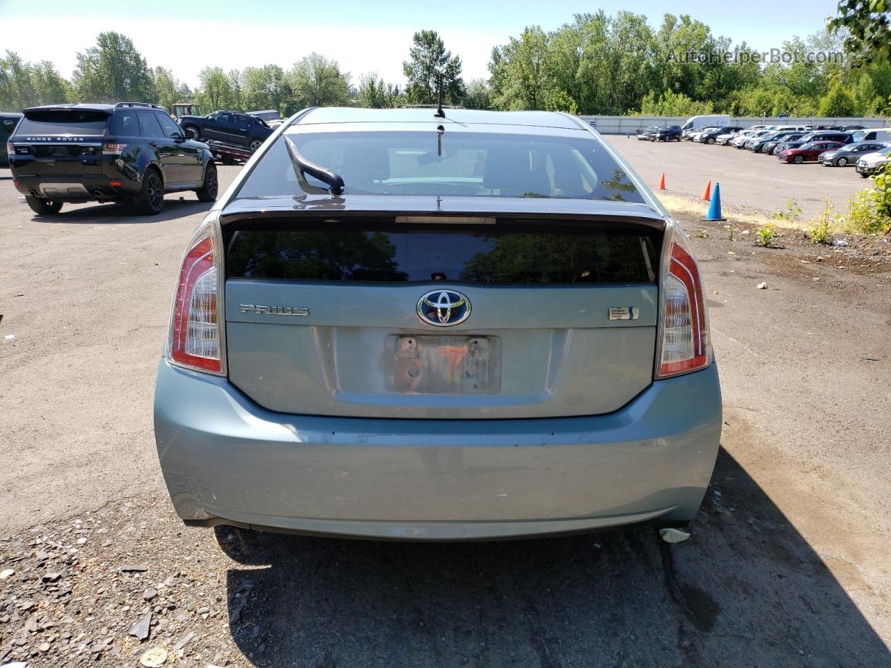 2013 Toyota Prius  Turquoise vin: JTDKN3DU8D1656357