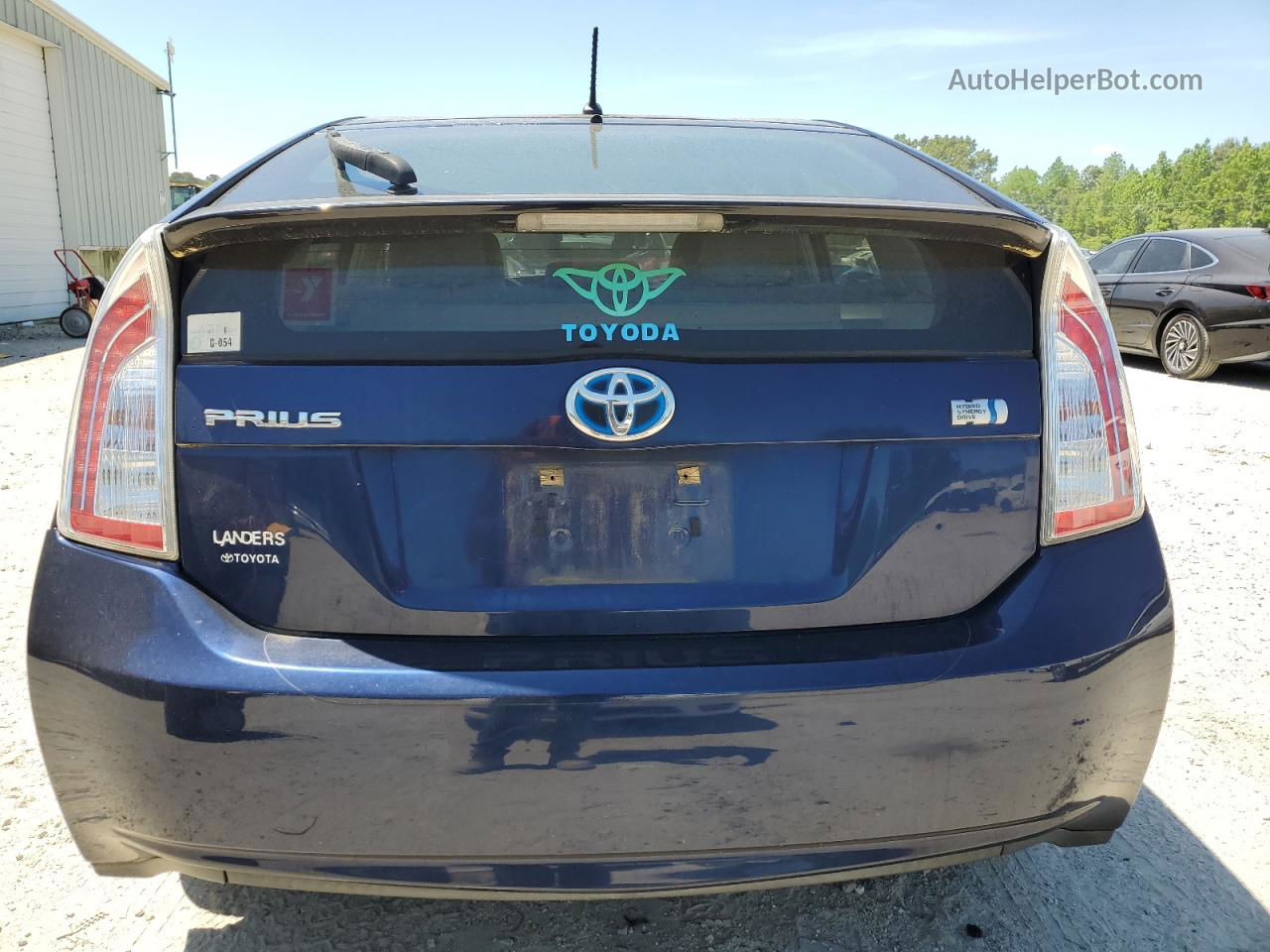 2013 Toyota Prius  Blue vin: JTDKN3DU8D1703936