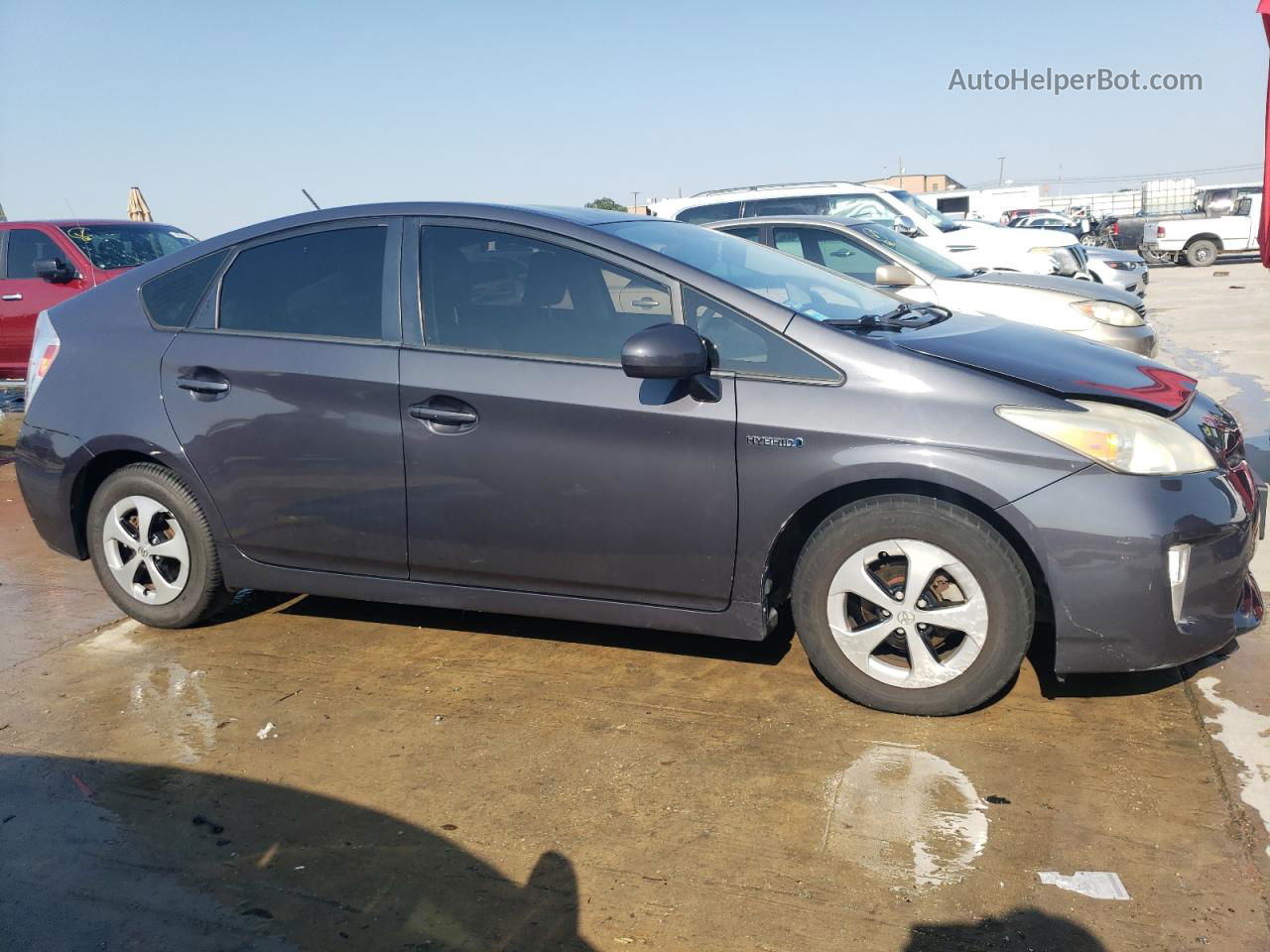 2013 Toyota Prius  Серый vin: JTDKN3DU8D5551763