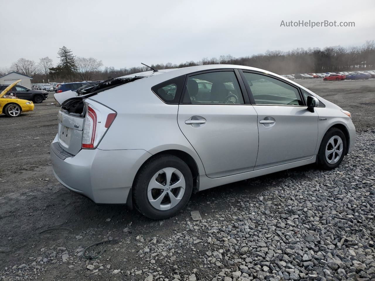 2013 Toyota Prius  Silver vin: JTDKN3DU8D5609841