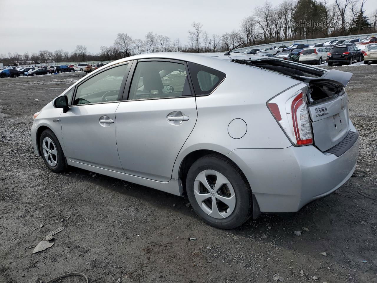 2013 Toyota Prius  Silver vin: JTDKN3DU8D5609841