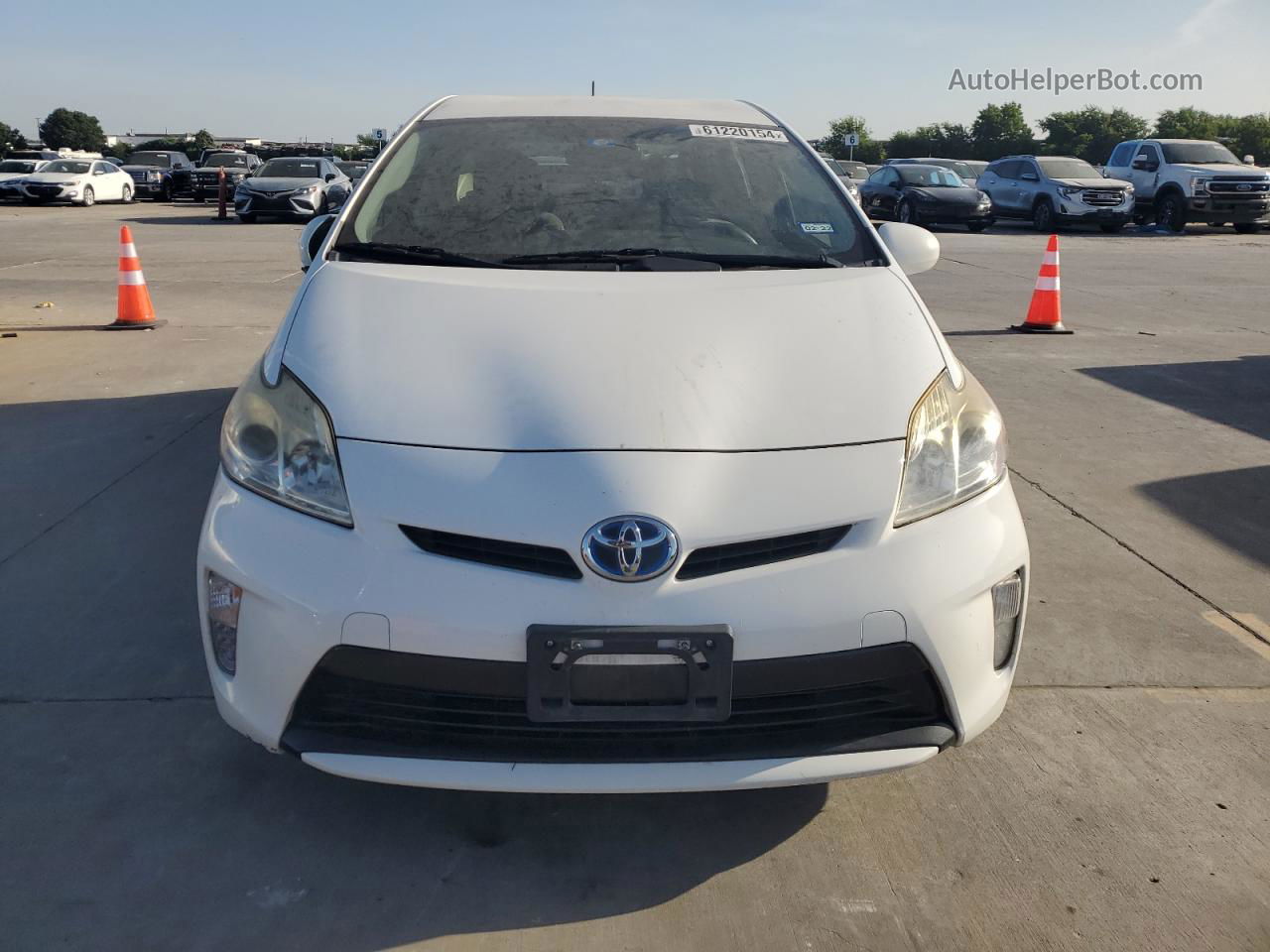 2013 Toyota Prius  White vin: JTDKN3DU8D5658537