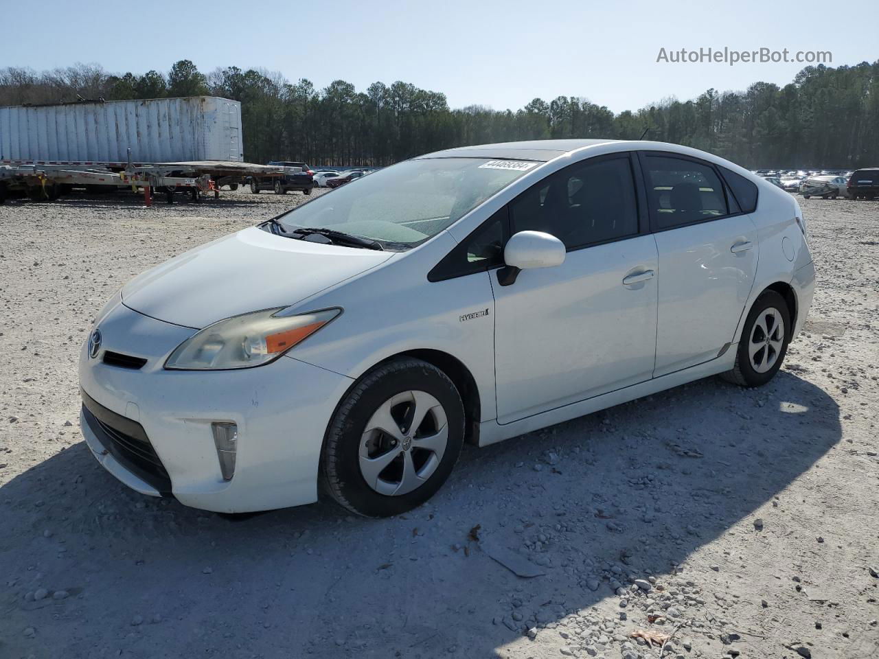 2013 Toyota Prius  White vin: JTDKN3DU8D5663091