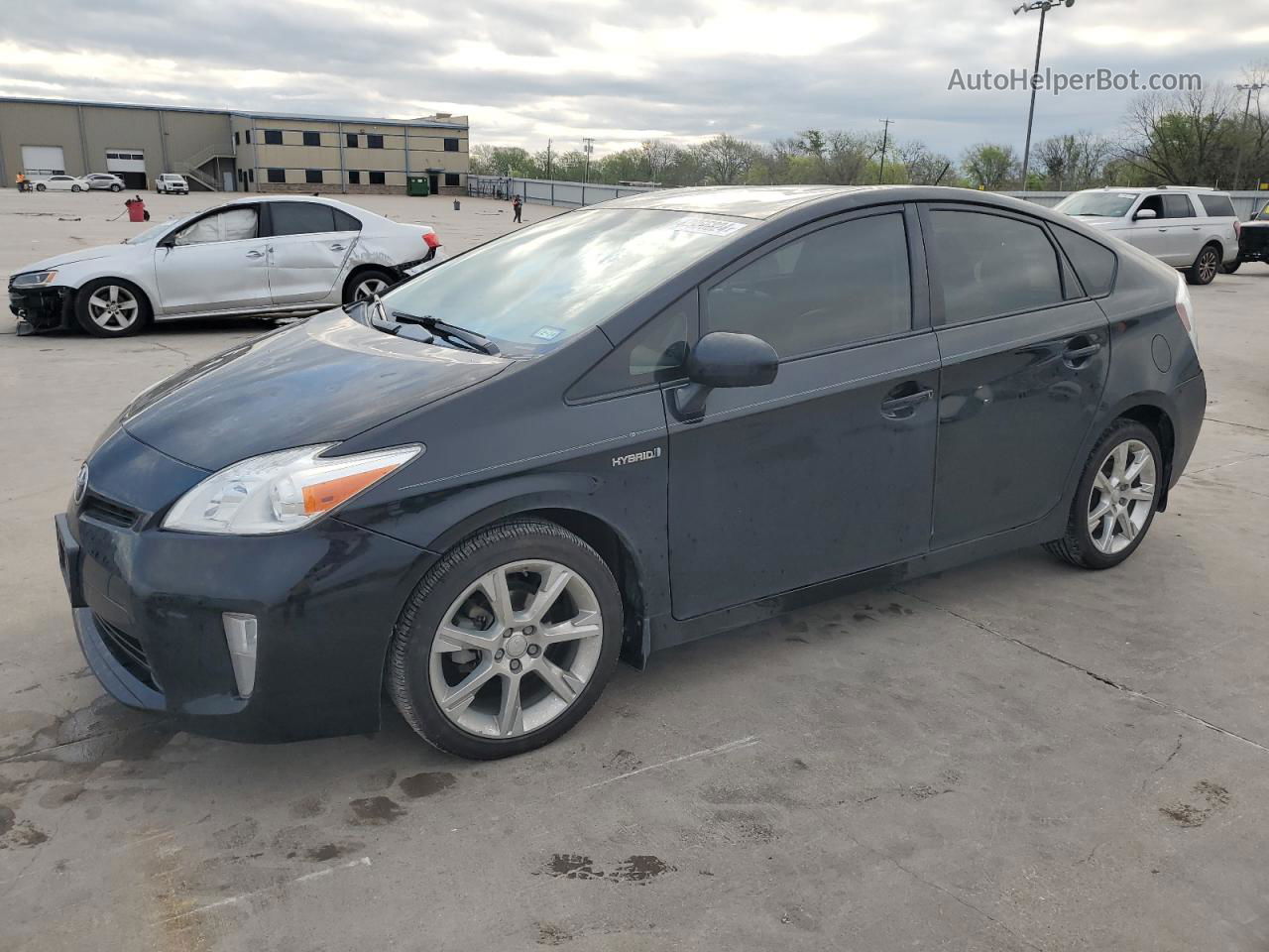 2013 Toyota Prius  Черный vin: JTDKN3DU8D5693630