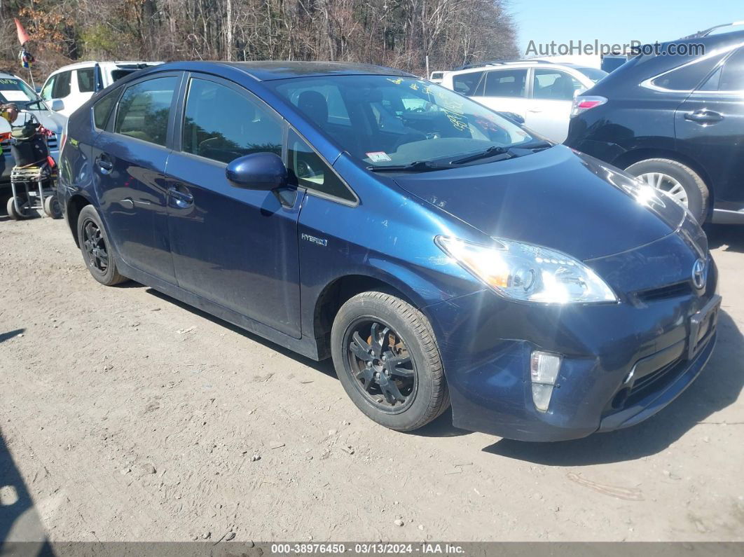 2014 Toyota Prius Two Blue vin: JTDKN3DU8E0357118