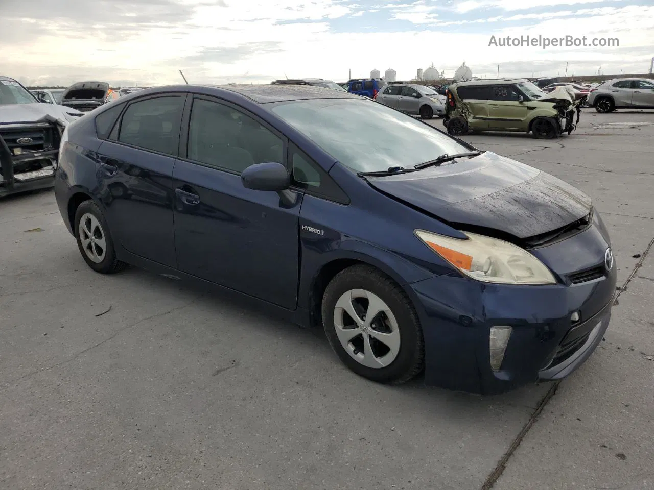 2014 Toyota Prius  Blue vin: JTDKN3DU8E0365039