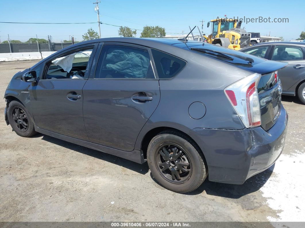 2014 Toyota Prius Three Gray vin: JTDKN3DU8E0385677