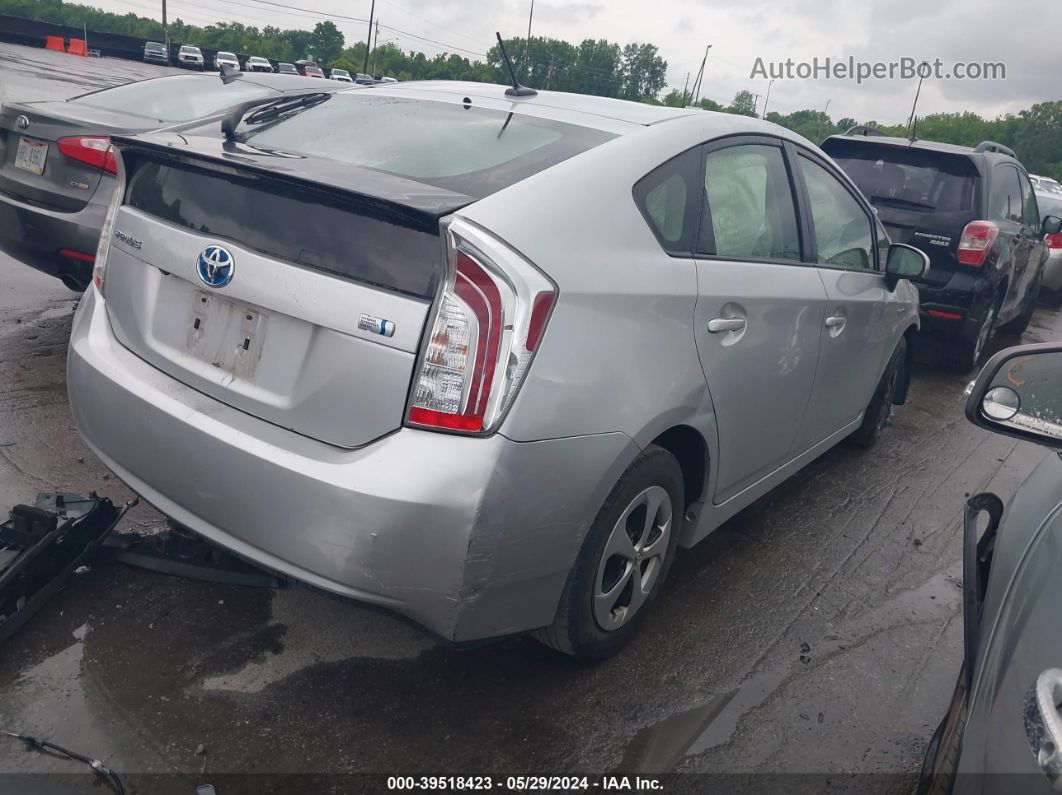 2014 Toyota Prius   Серебряный vin: JTDKN3DU8E0391785