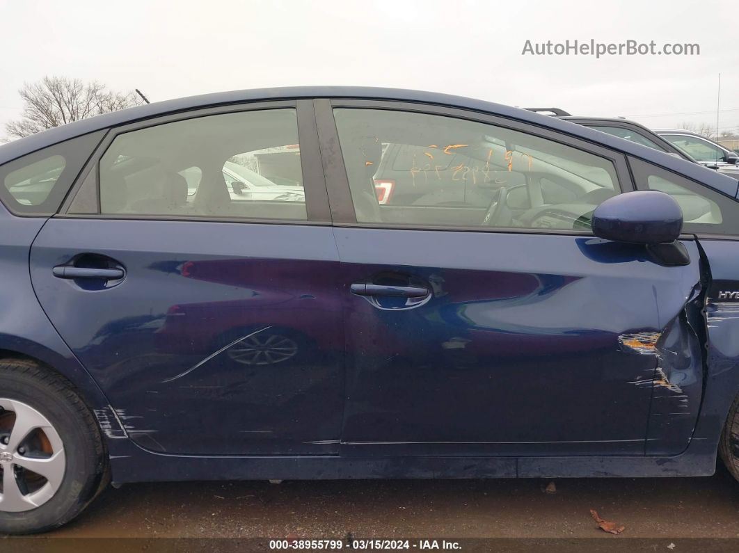 2015 Toyota Prius Two Blue vin: JTDKN3DU8F0441215