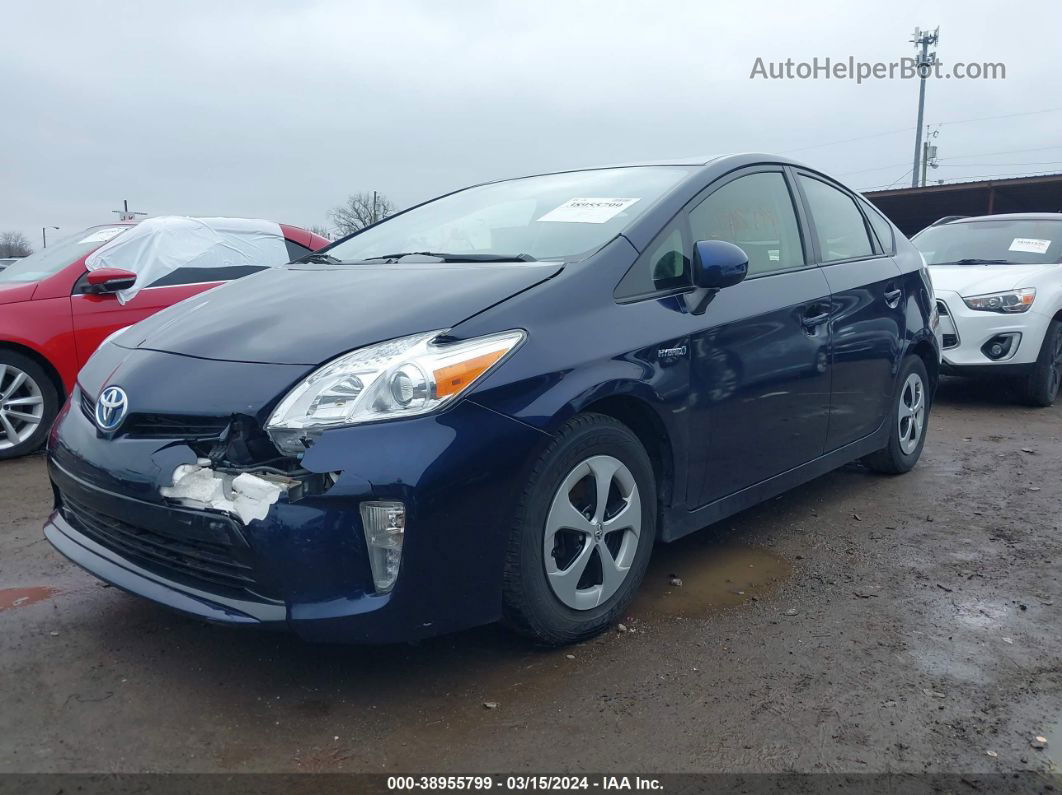 2015 Toyota Prius Two Blue vin: JTDKN3DU8F0441215