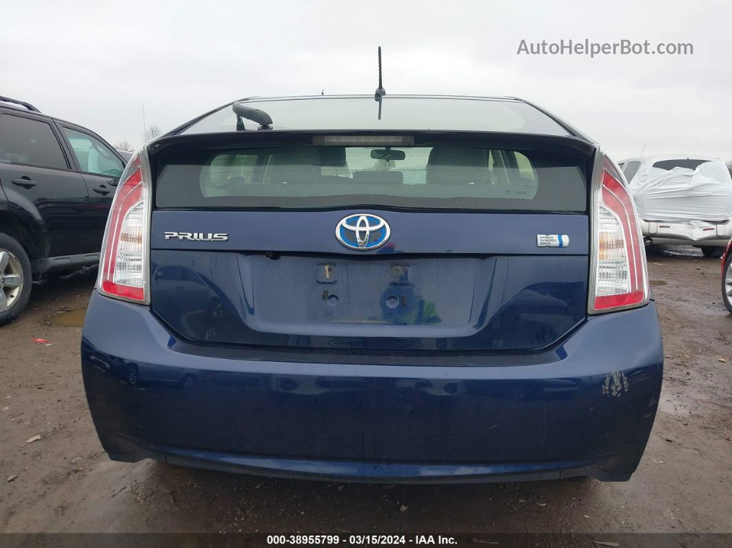 2015 Toyota Prius Two Blue vin: JTDKN3DU8F0441215