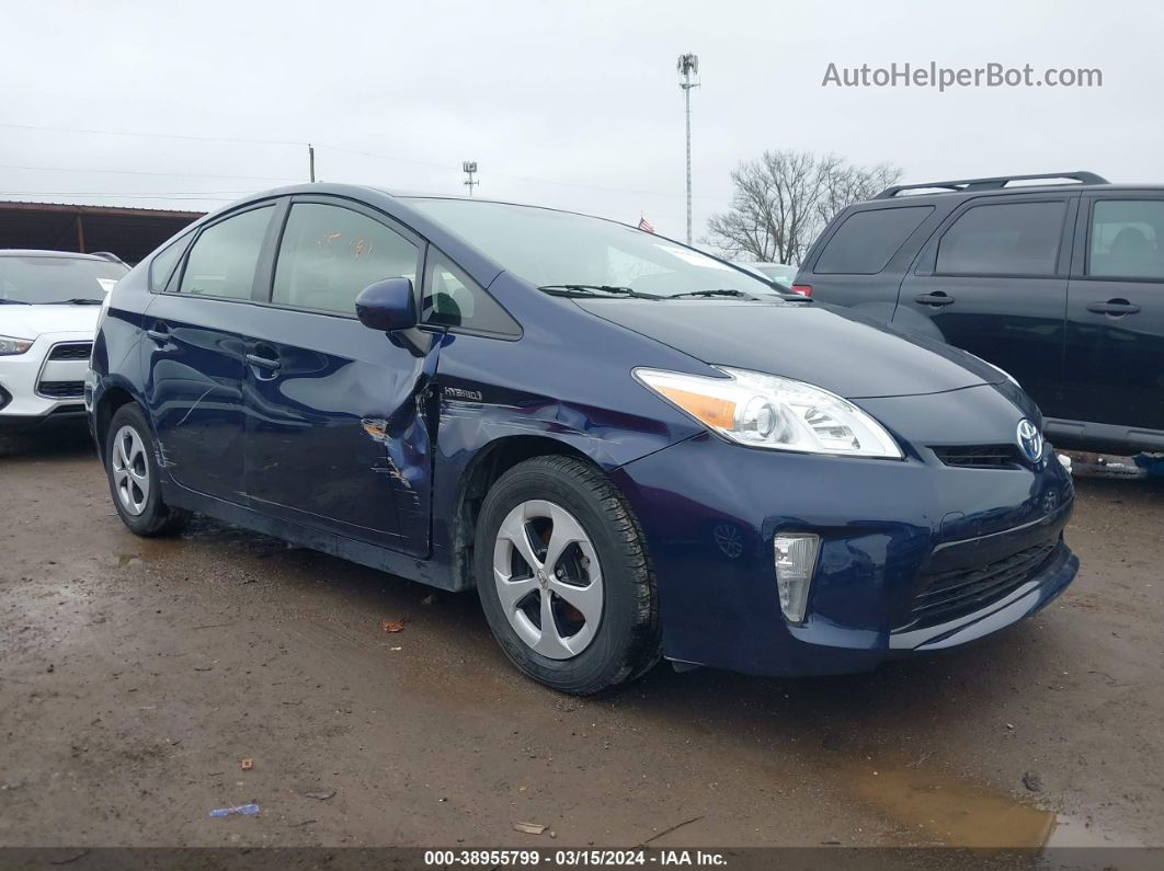 2015 Toyota Prius Two Blue vin: JTDKN3DU8F0441215